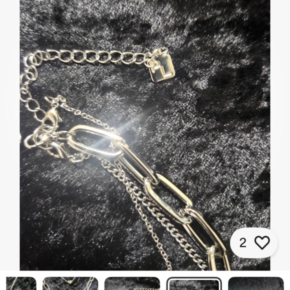 Park Lane (Alexa) Silver Layered Neckkace - Picture 5 of 6